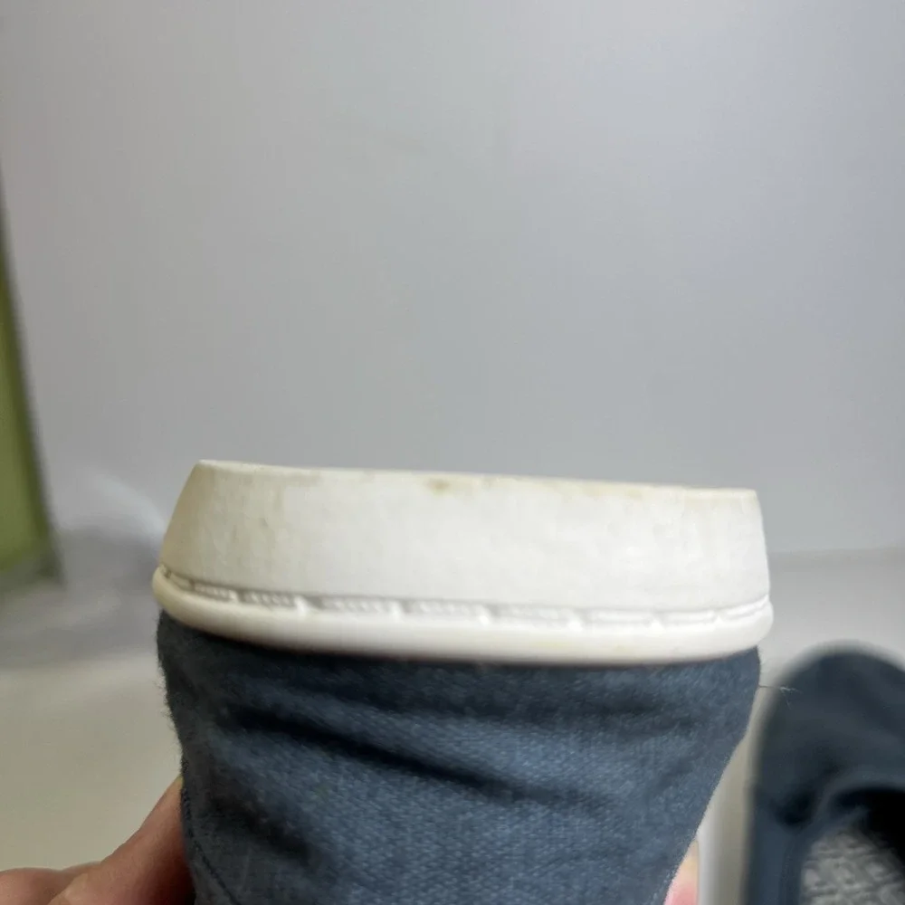 Sanuk blue canvas